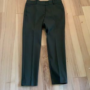 Loft olive green sz 8 Julie skinny fit ankle pants
